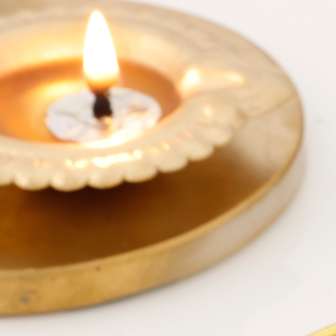 Gold Plated Tilak Thali With Moli