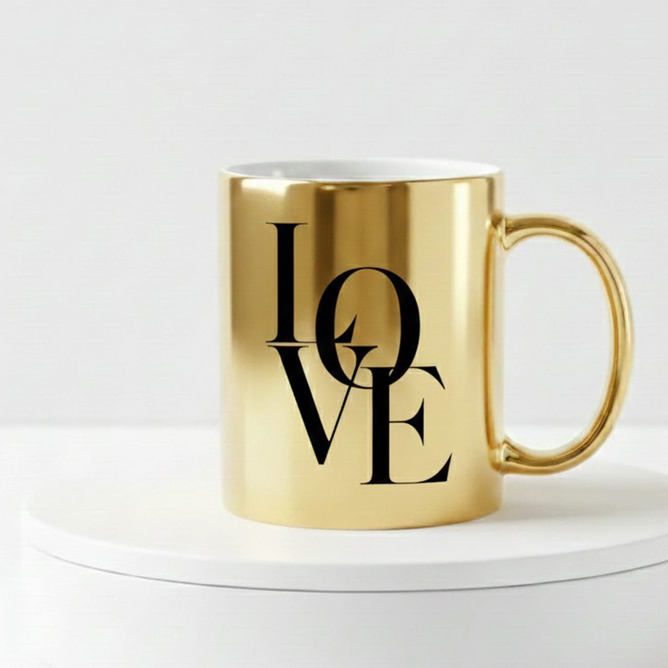 Golden Love Mug