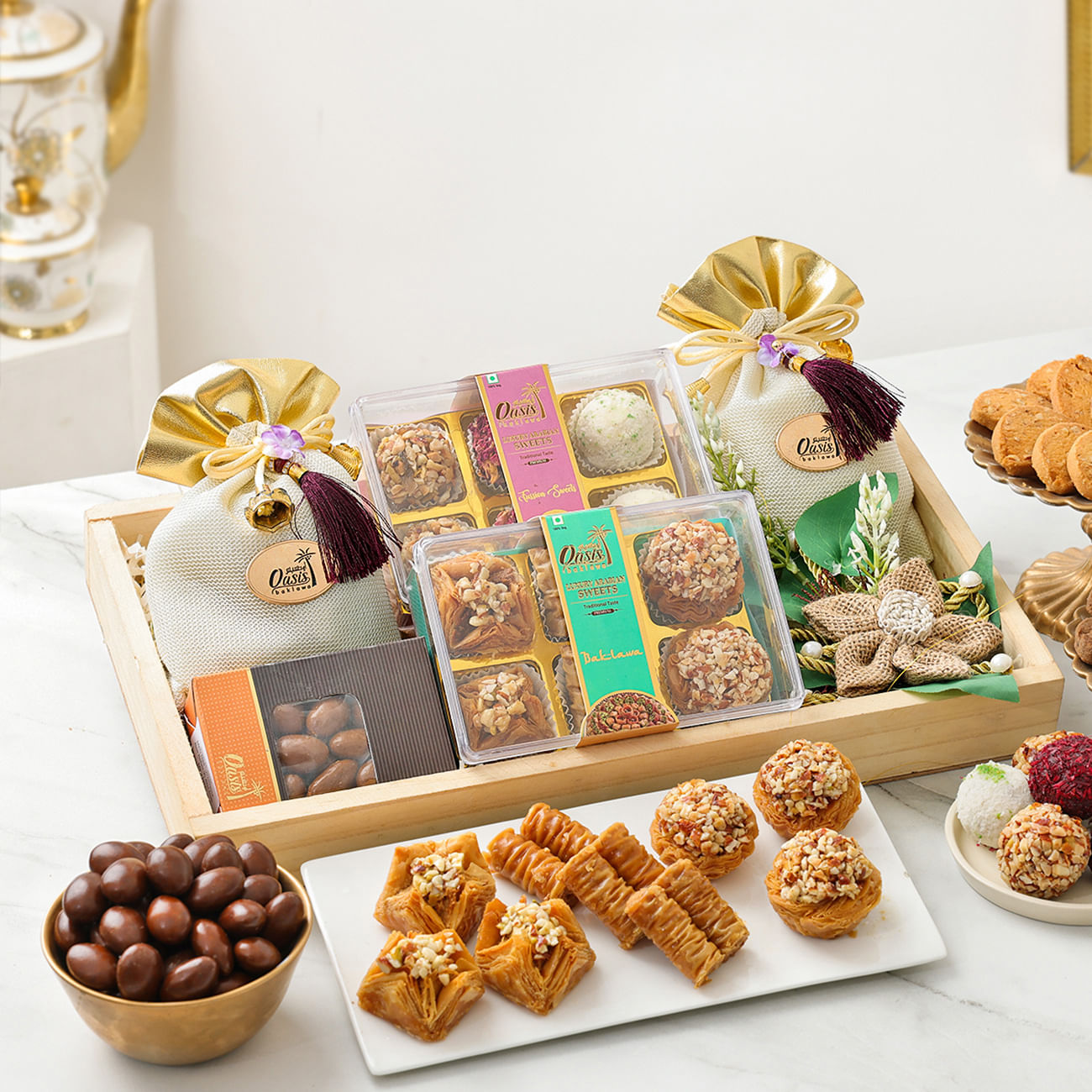 Gourmet Baklava And Cookie Delights Hamper