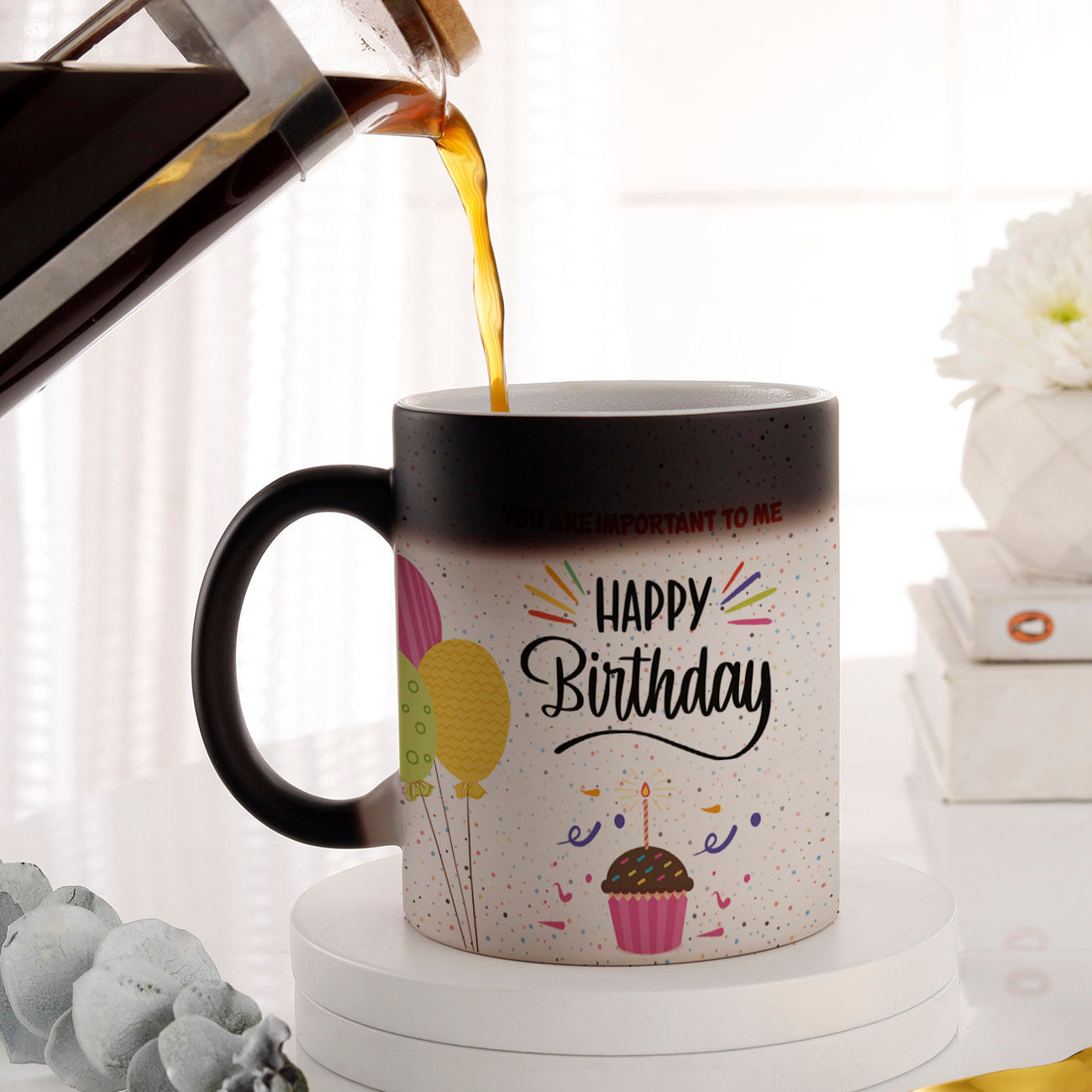 Happy Birthday - Personalized Magic Mug
