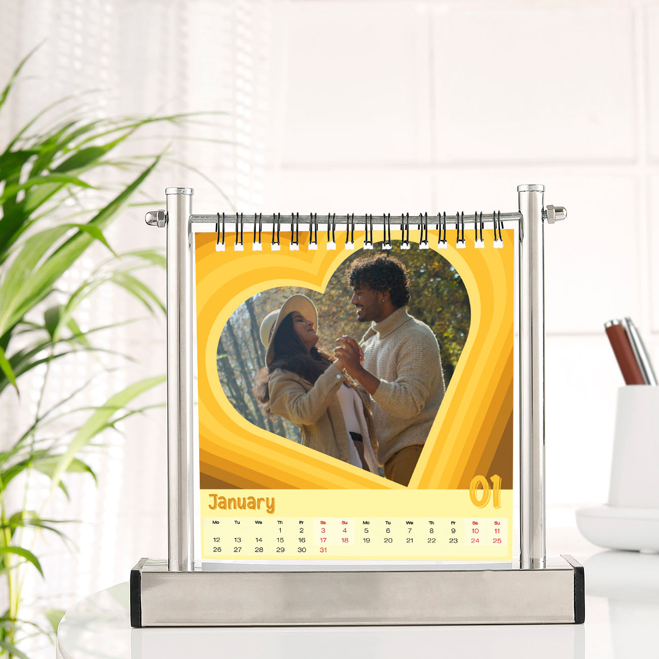 Heartfelt Moments Personalized New Year Calendar