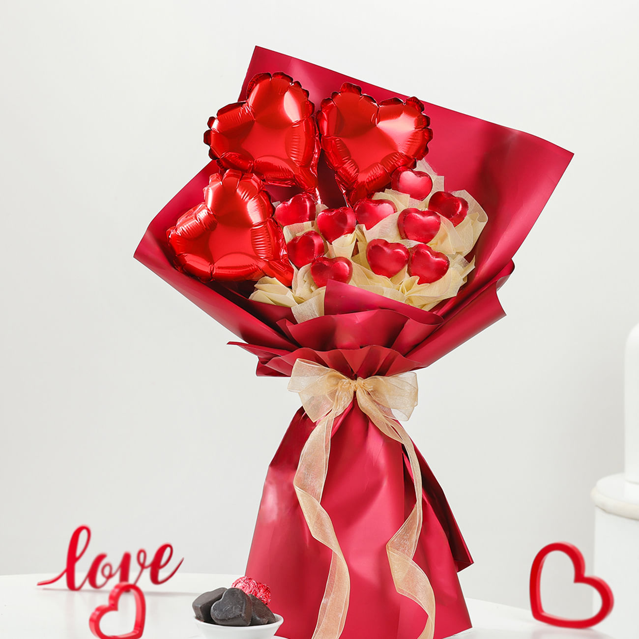 Heartfelt Valentine's Day Chocolate Bouquet
