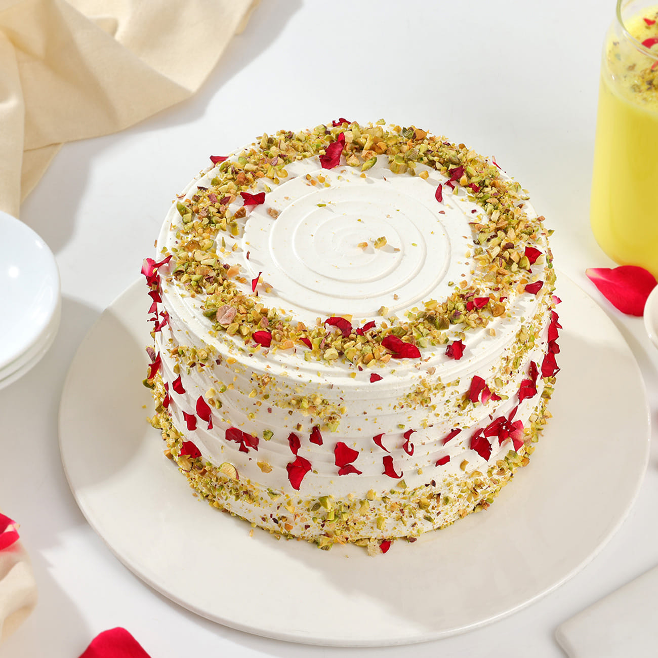 Heavenly Thandai Holi Cake