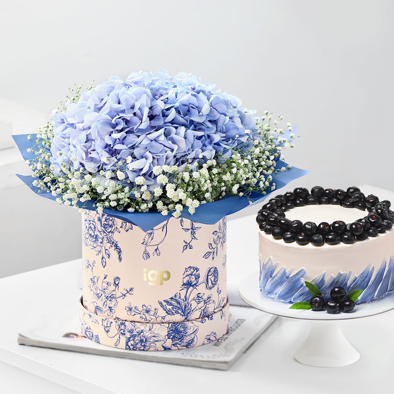 Hydrangea Bliss And Berry Treat