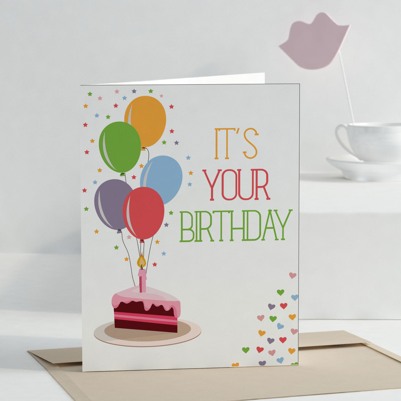 It's Your Birthday Personalized Greeting Card