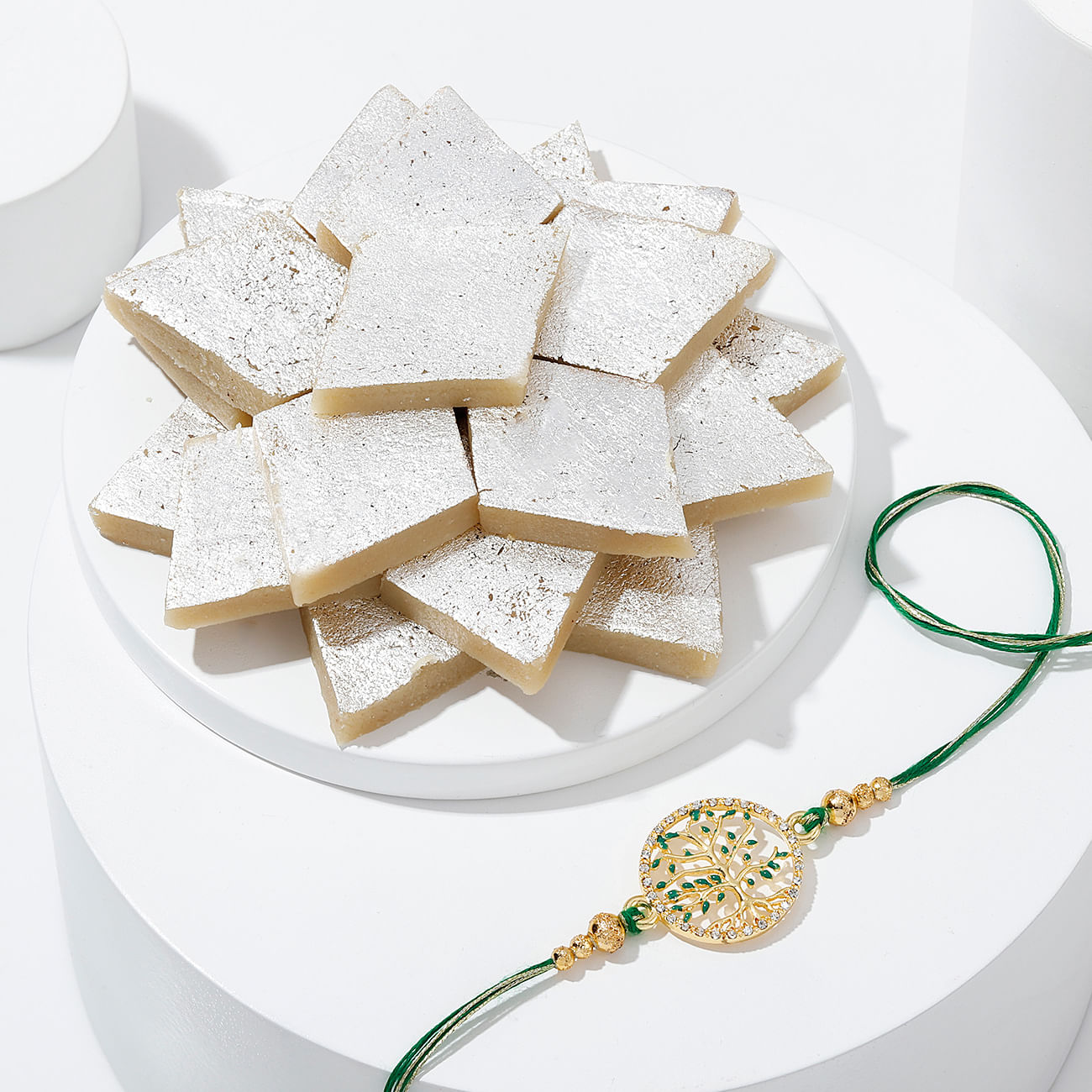 Kaju Katli Craze Rakhi Hamper