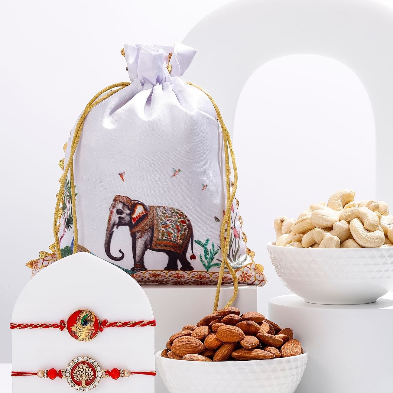 Kalpavriksha Rakhi Hamper With Gourmet Hamper