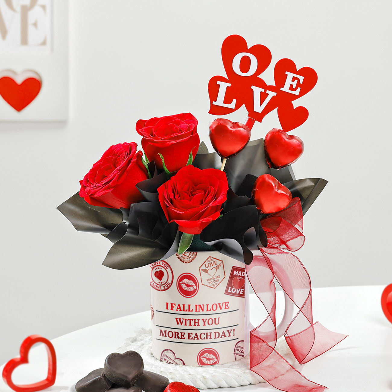 Love Express Personalized Mug Arrangement