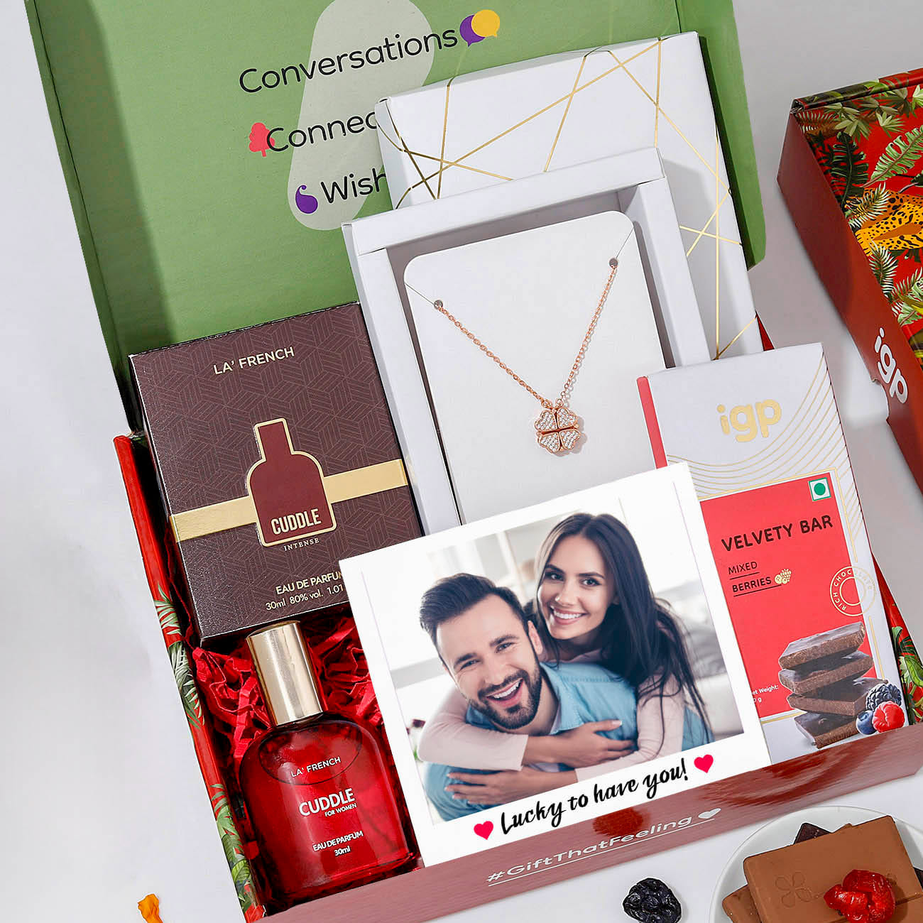 Luxurious Personalized Daily Essentials Anniversary Hamper