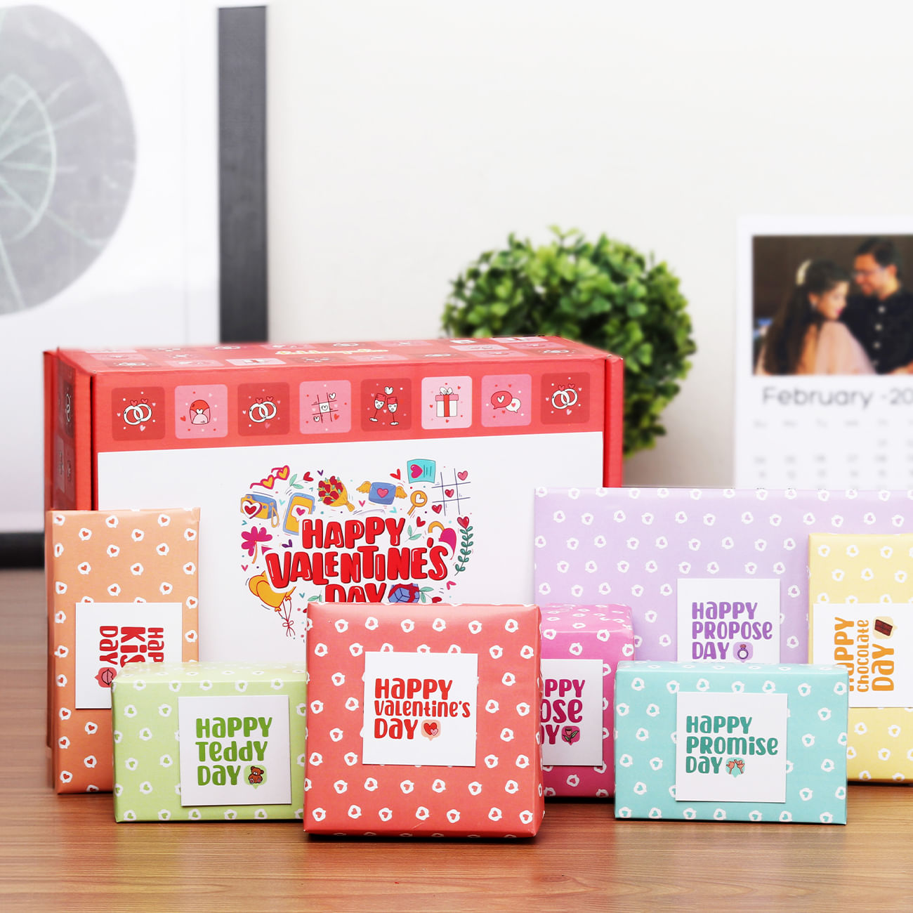 Personalized 7 Days Of Love Valentine's Day Hamper