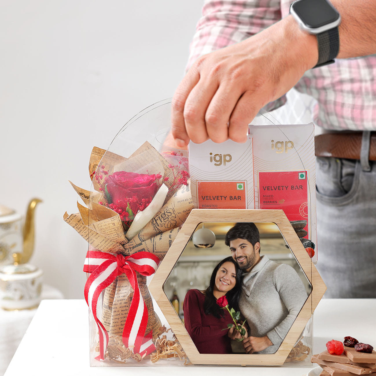 Personalized Anniversary Bliss Hamper