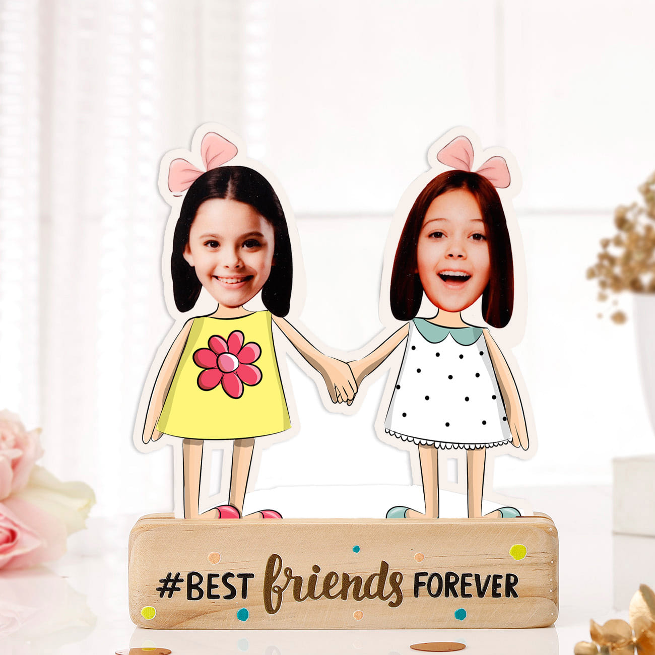 Personalized Best Friends Forever Caricature
