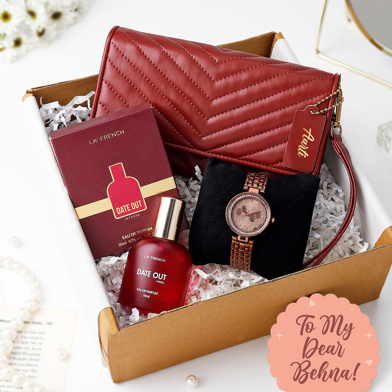 Personalized Daily Essentials Hamper For Sister