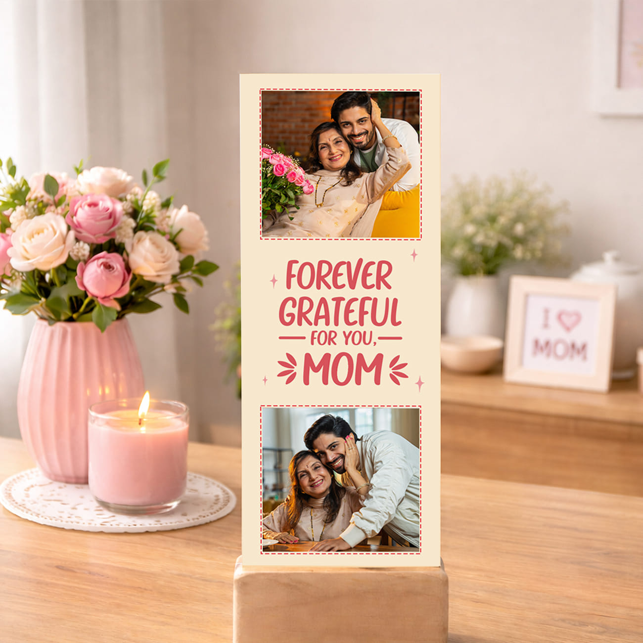 Personalized Forever Grateful Mother's Day Frame