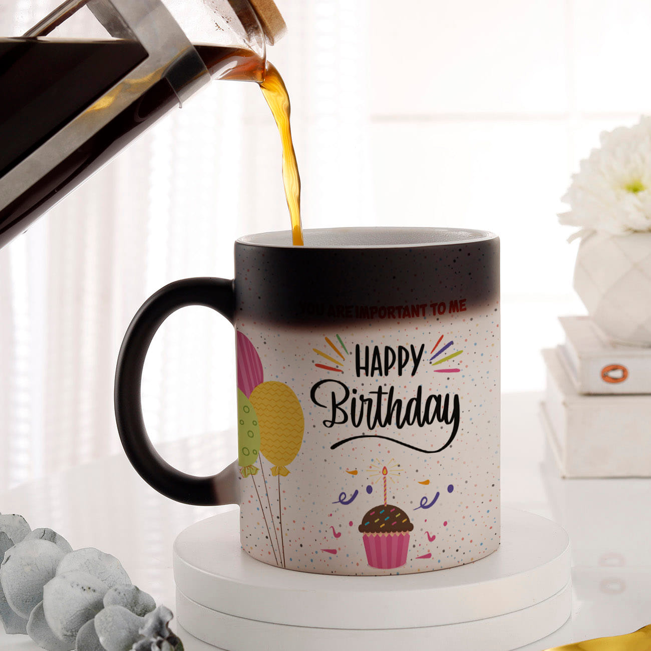 Personalized Happy Birthday Magic Mug