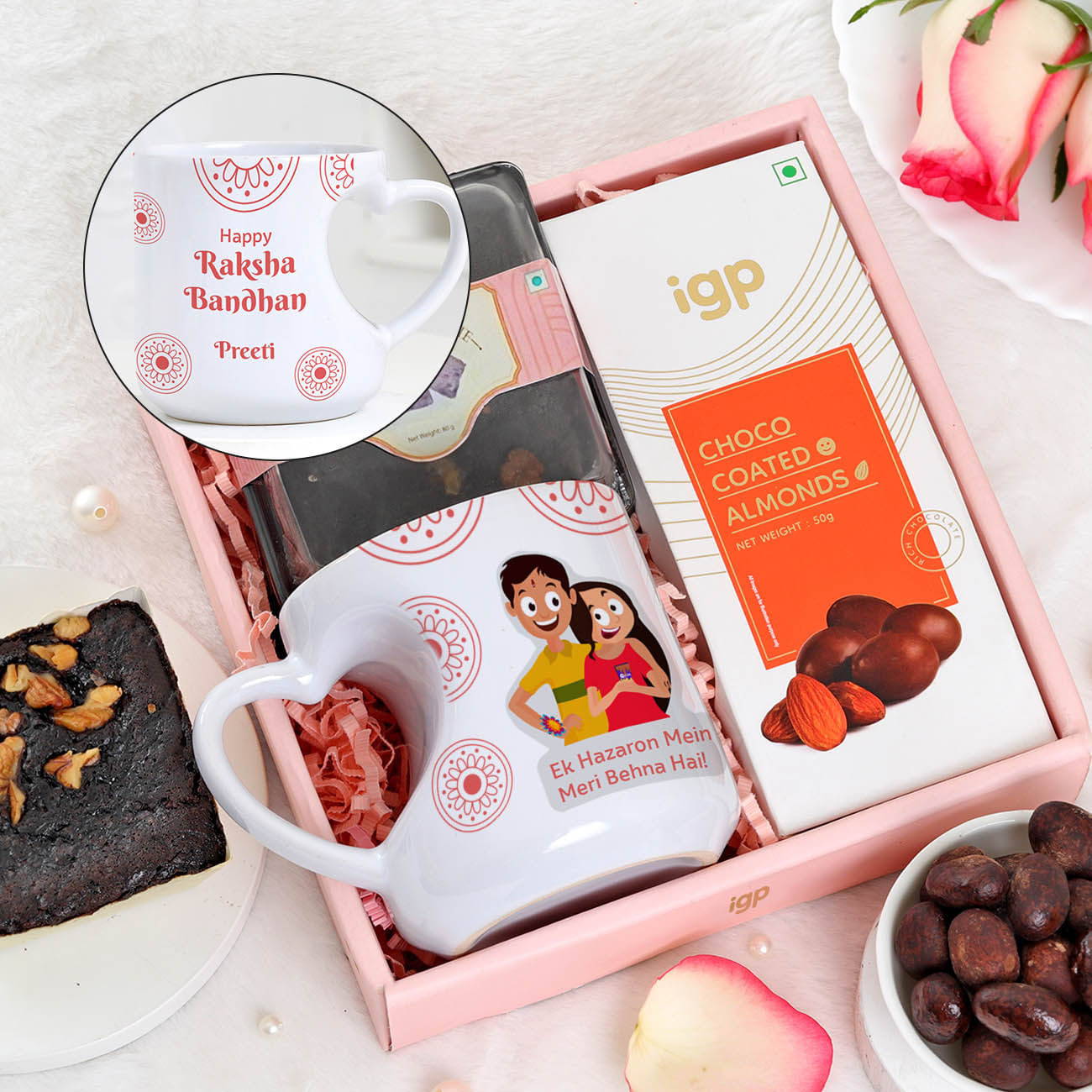 Personalized Heartfelt Raksha Bandhan Hamper For Sister