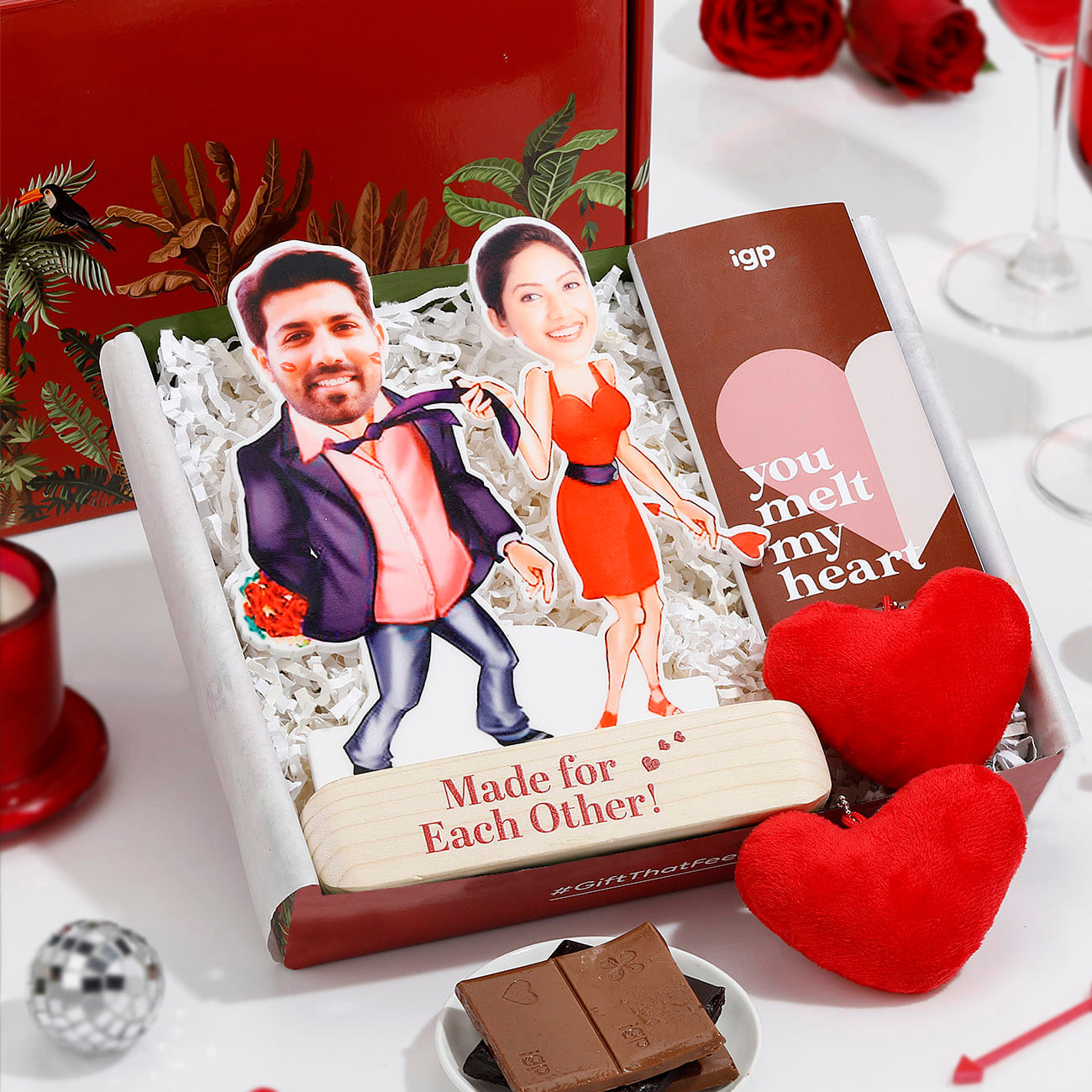 Personalized Made For Each Other Hamper