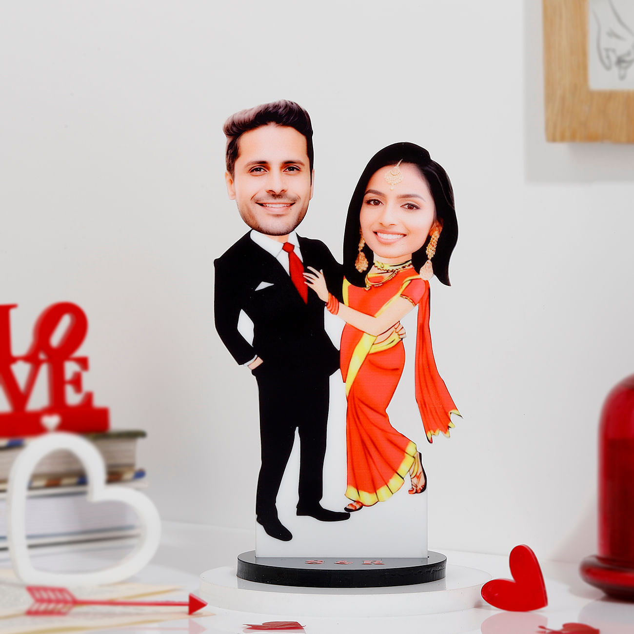 Personalized Newly Wed Couples Caricature