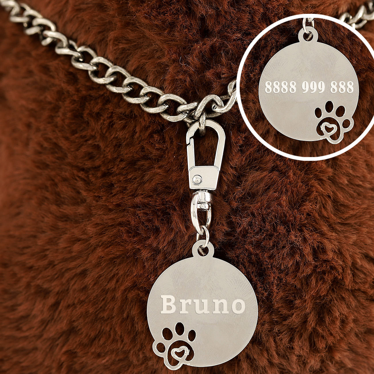 Personalized Paw Pet Charm