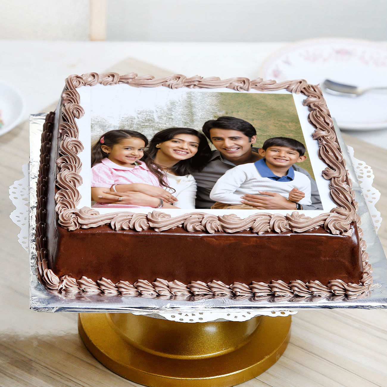 Personalized Picture-Perfect Chocolate Cake