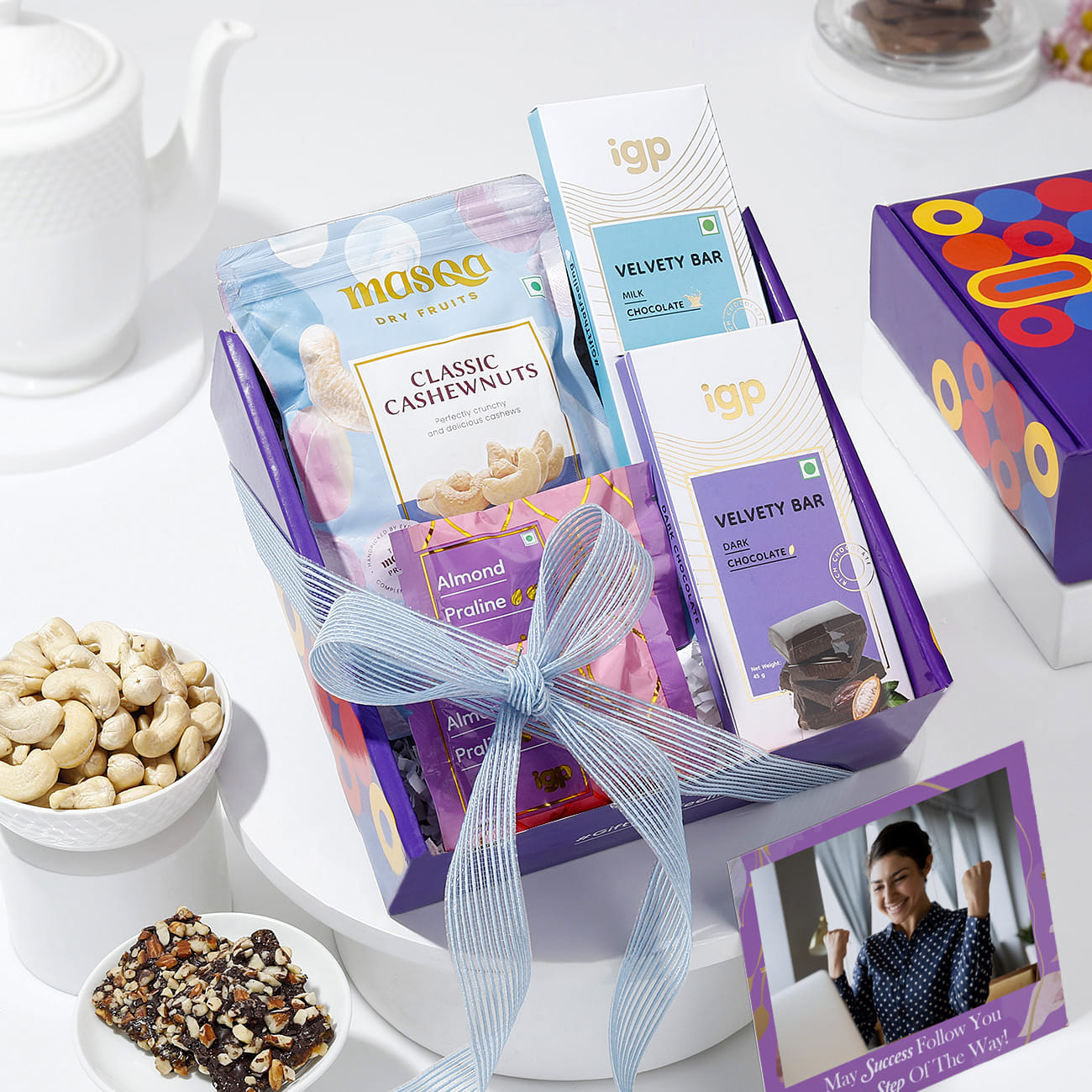 Personalized Premium Delights Well Wishing Gift Hamper