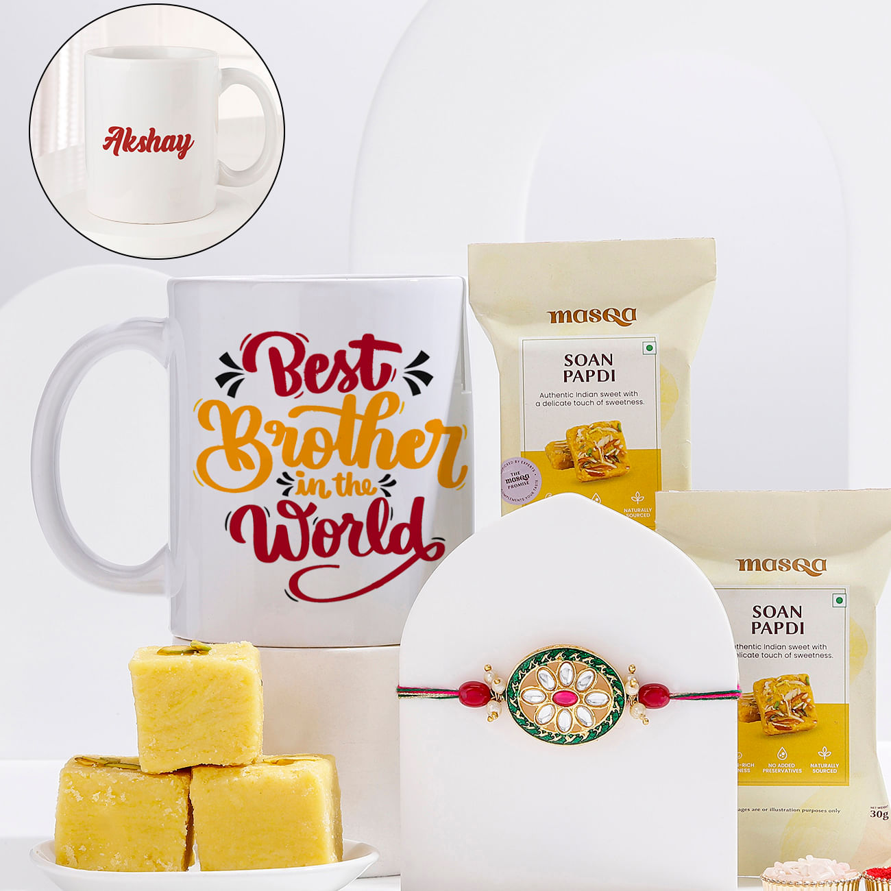 Personalized Regal Rakhi Delight Hamper