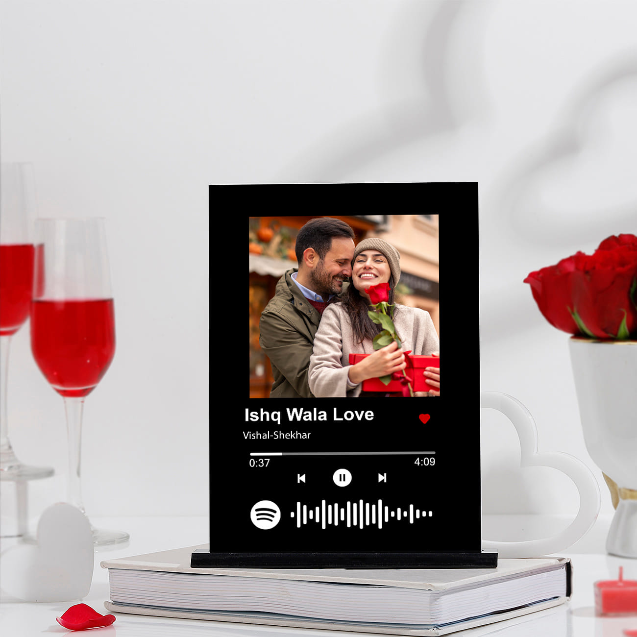 Personalized Spotify Couple Photo Frame