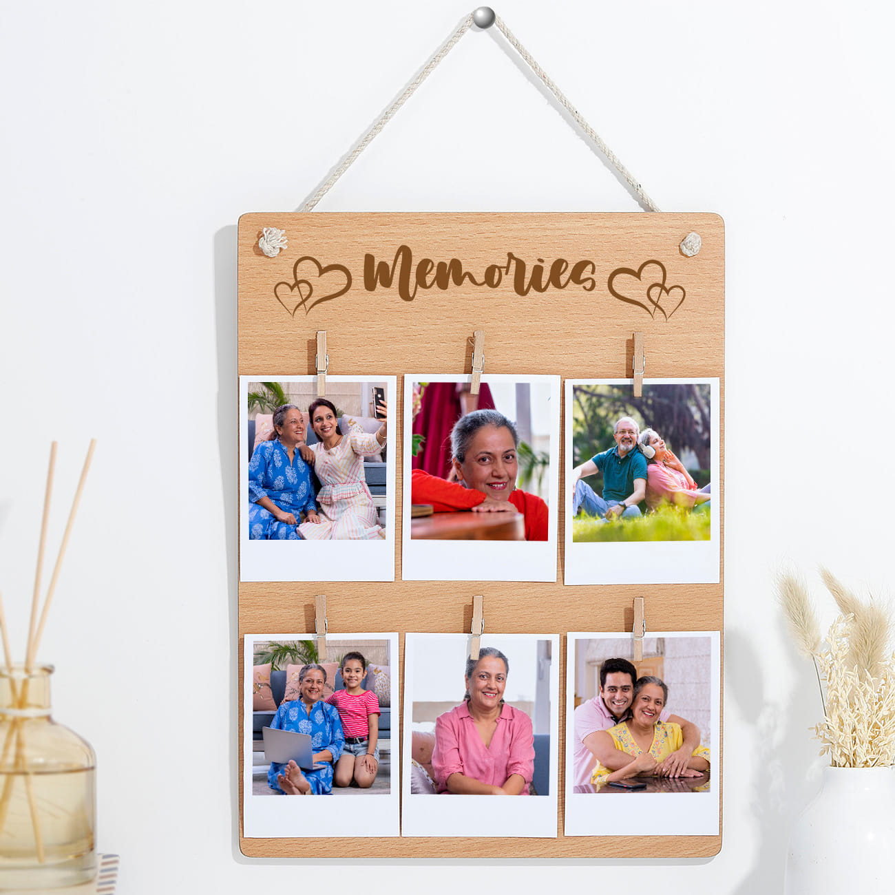 Personalized Wooden Memory Board For Mom