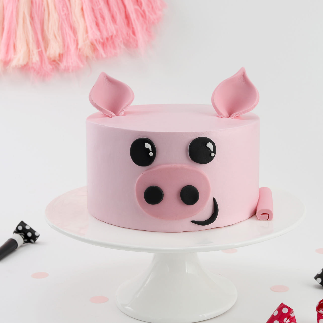 Pink Piggy Cake