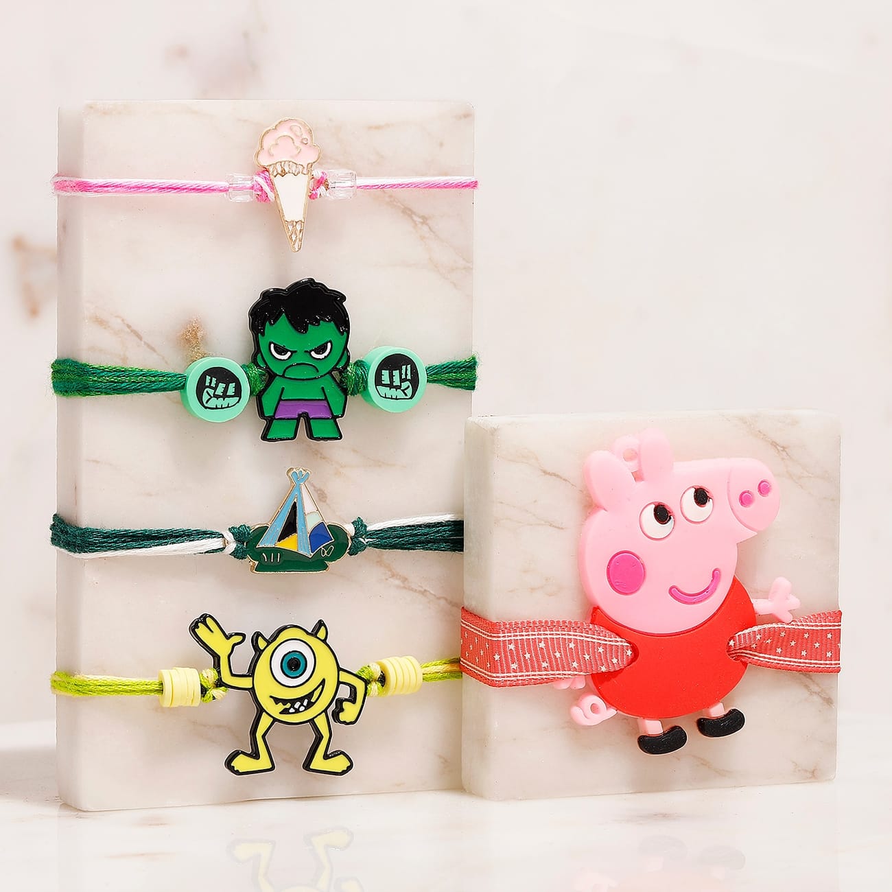 Playful Charm Kids Rakhi Gift Set