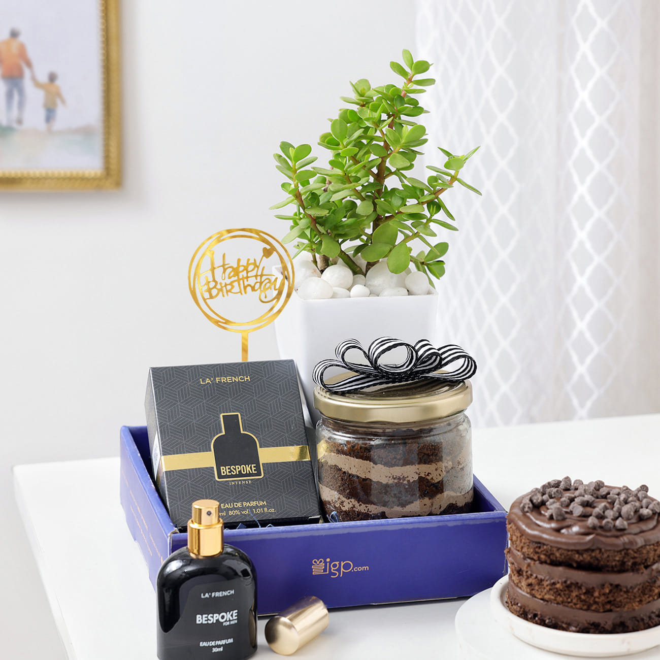 Pleasant Jade Plant Birthday Hamper