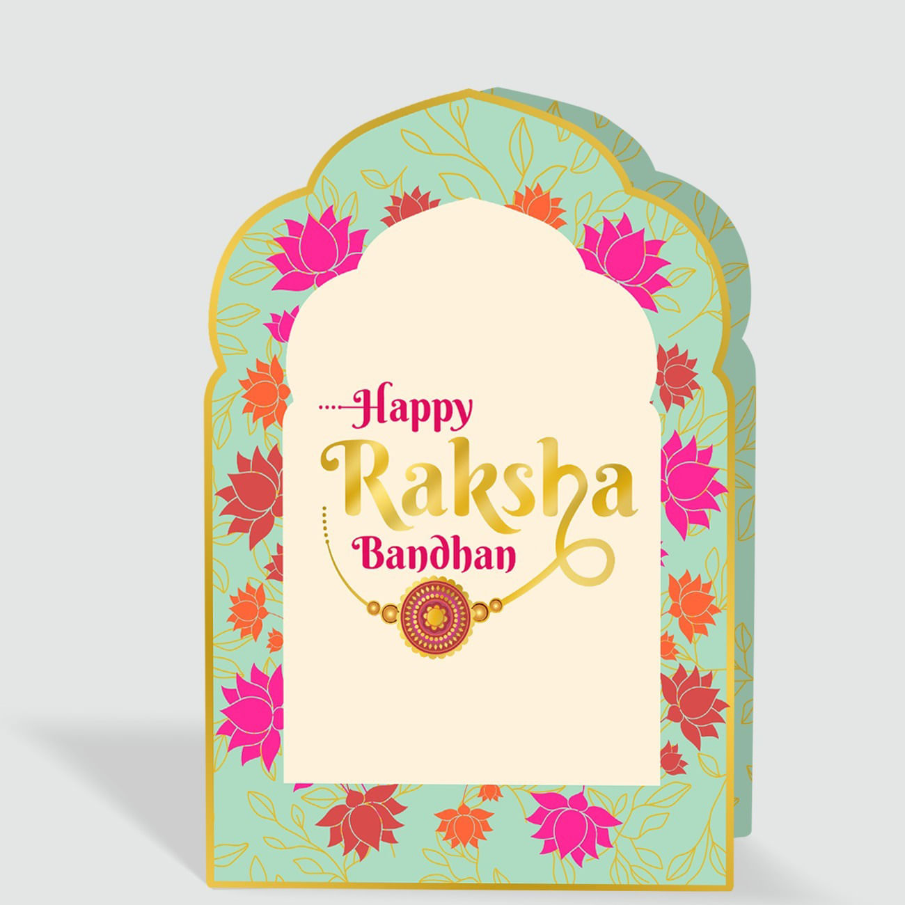 Premium Rakhi Greeting Card