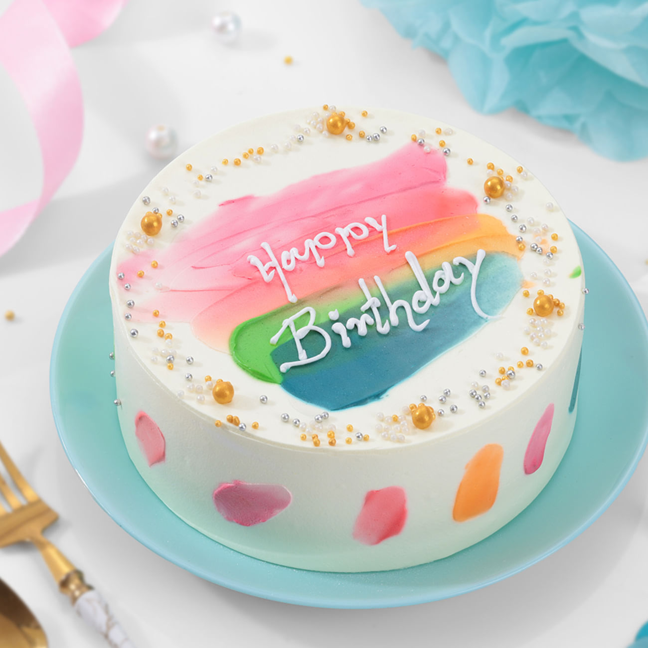 Rainbow Bliss Birthday Treat (Half Kg)