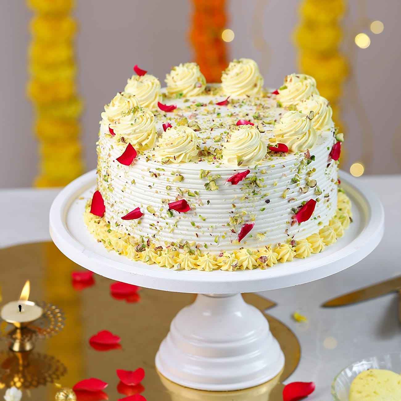Rasmalai Fusion Cake