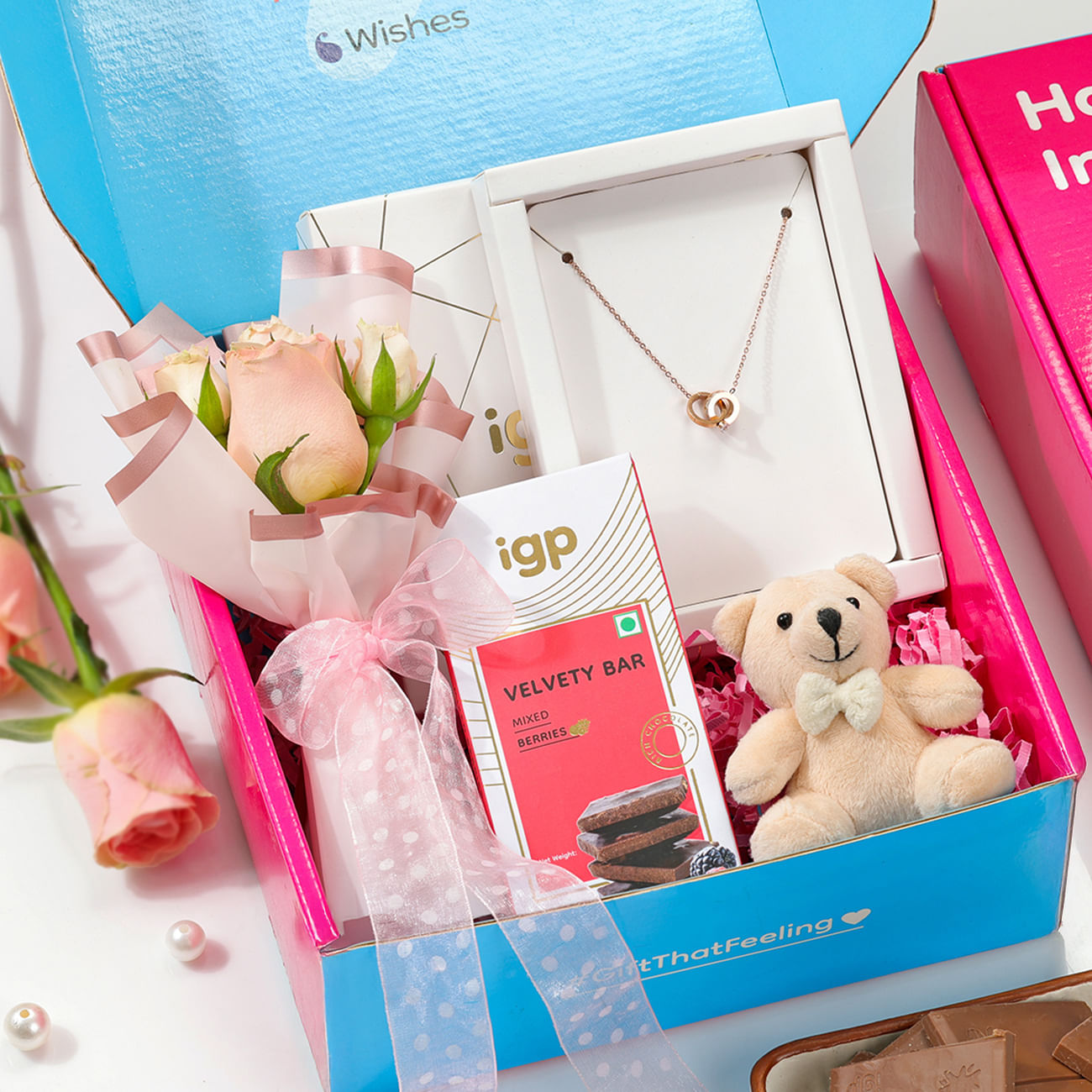 Roses And Radiance Anniversary Hamper