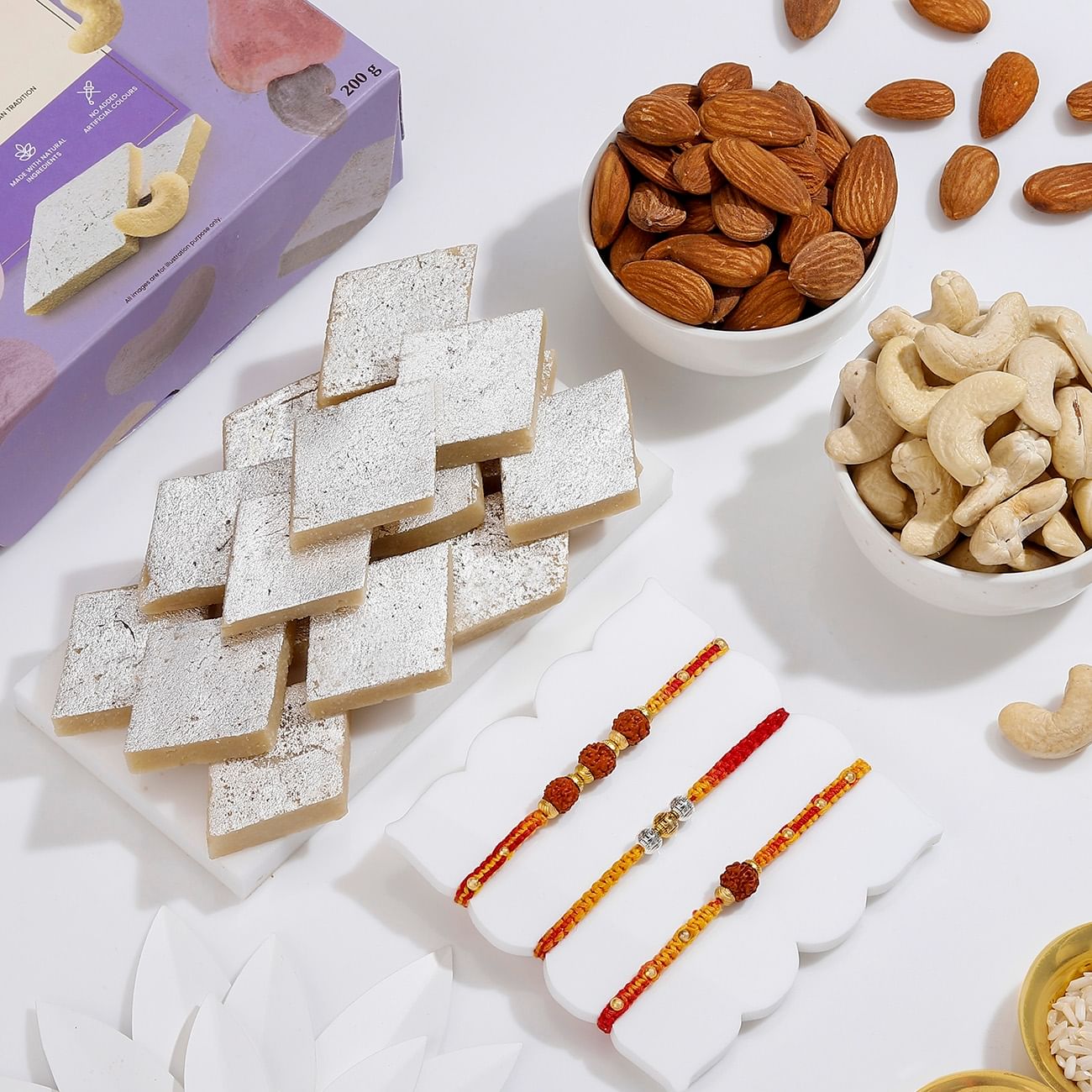 Sacred Macrame Rakhis Hamper