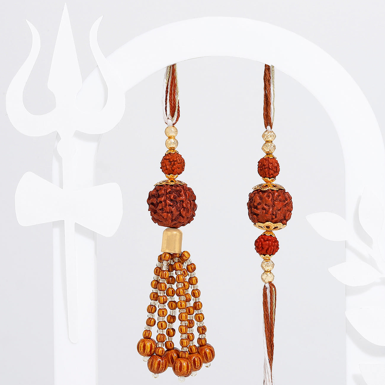 Sacred Rudraksh Bhaiya Bhabhi Rakhi