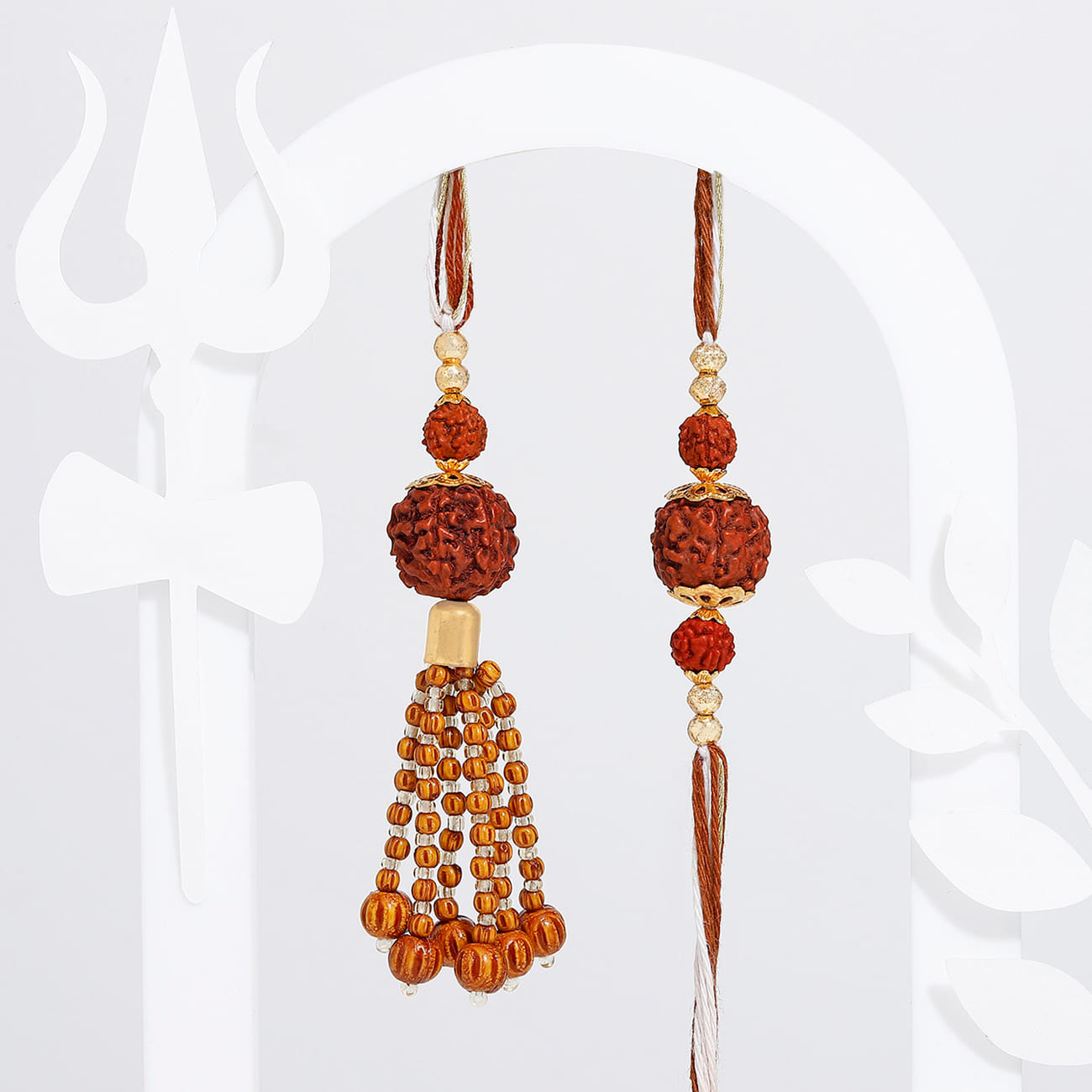 Sacred Rudraksh Bhaiya Bhabhi Rakhi