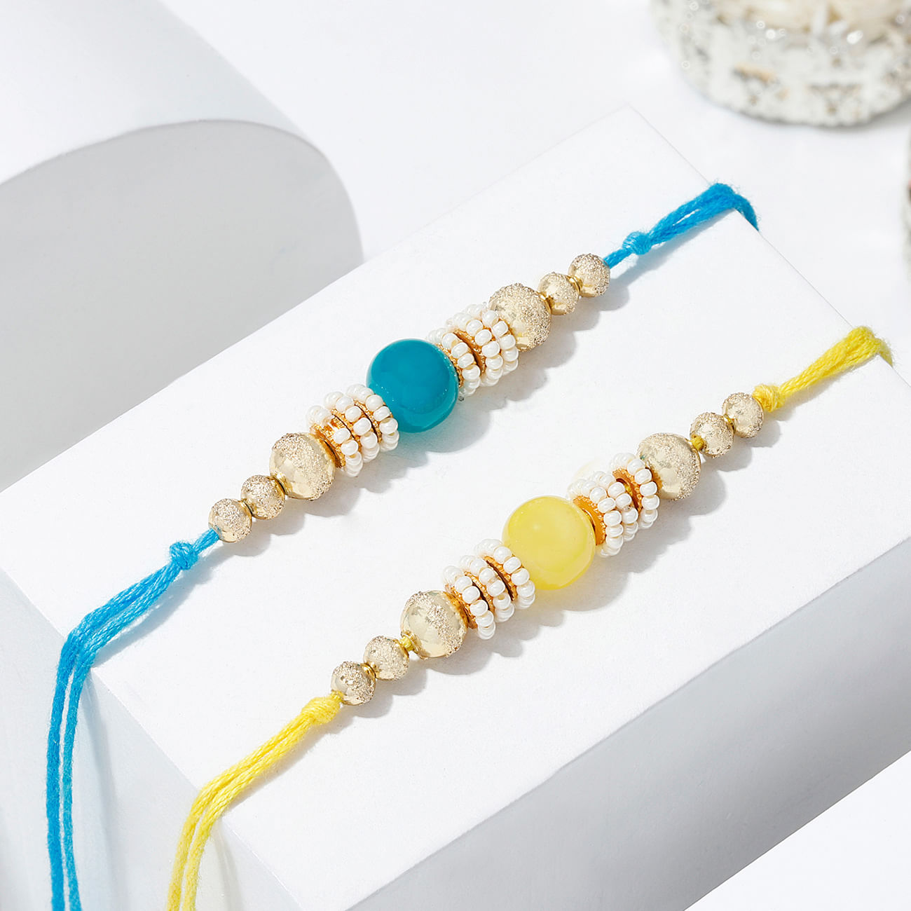 Set of 2 Pearl Rakhi