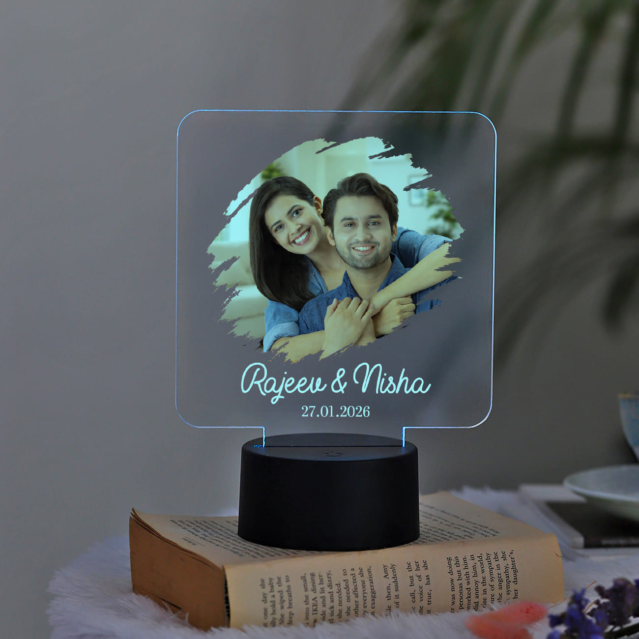 Special Memory Personalized LED Lamp