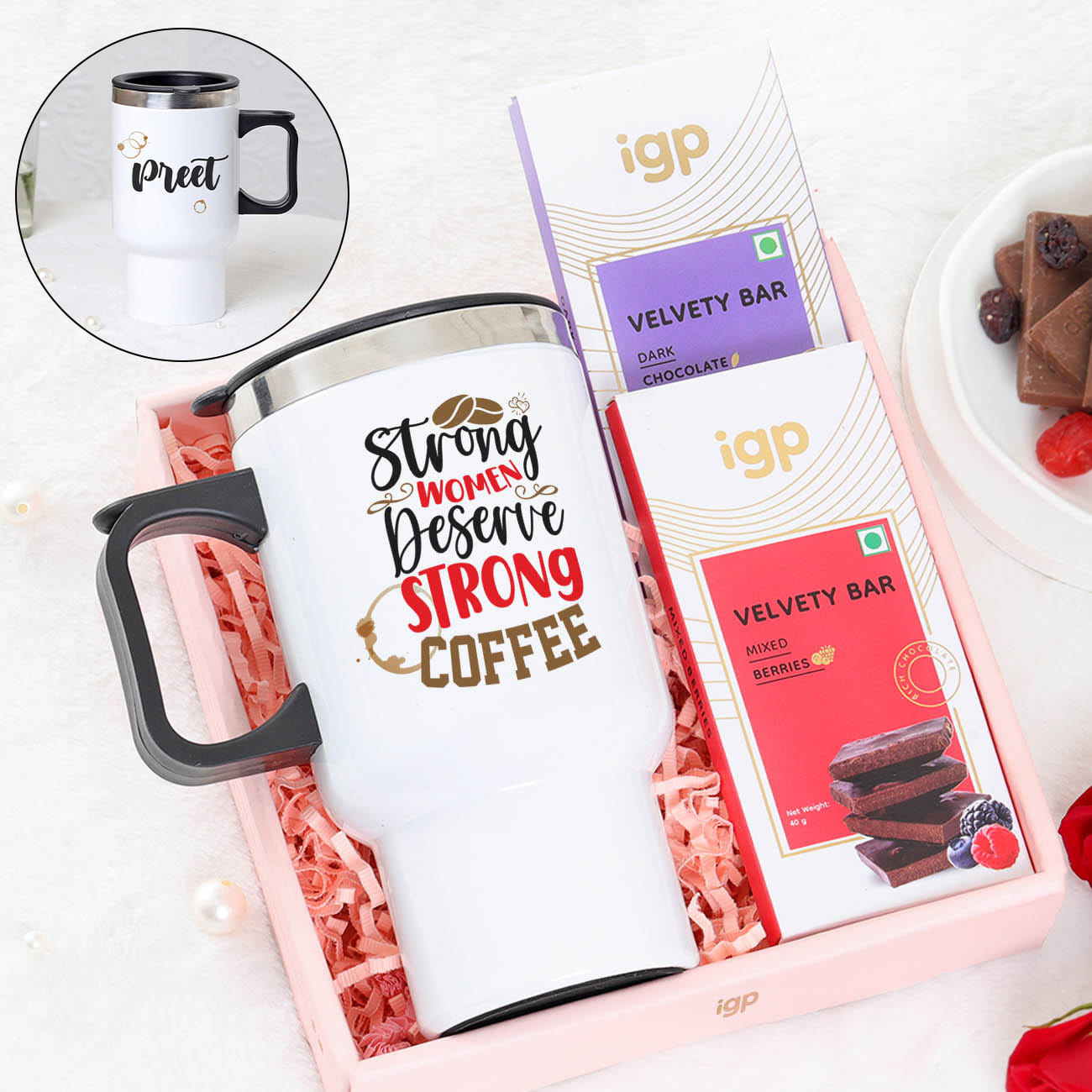 Strong Women Deserve Strong Coffee - Personalized Gift Hamper