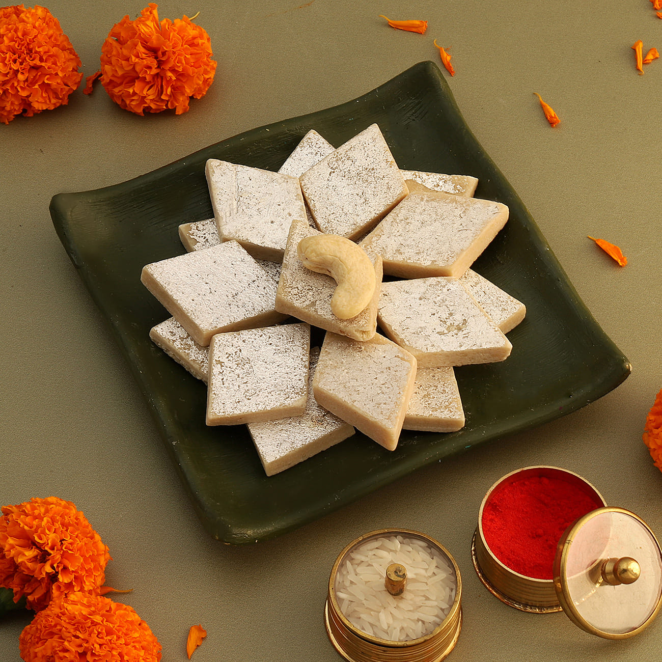 Sweet and Delicious Kaju Katli