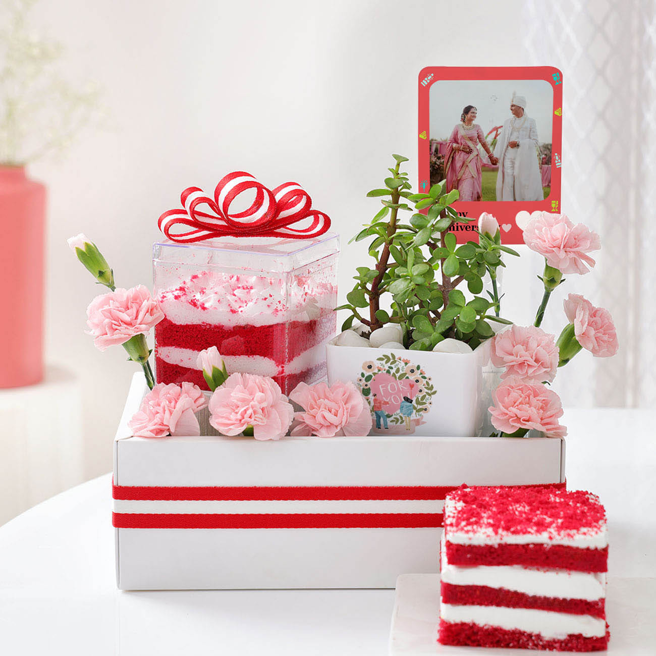 Sweet Memories Personalized Anniversary Hamper
