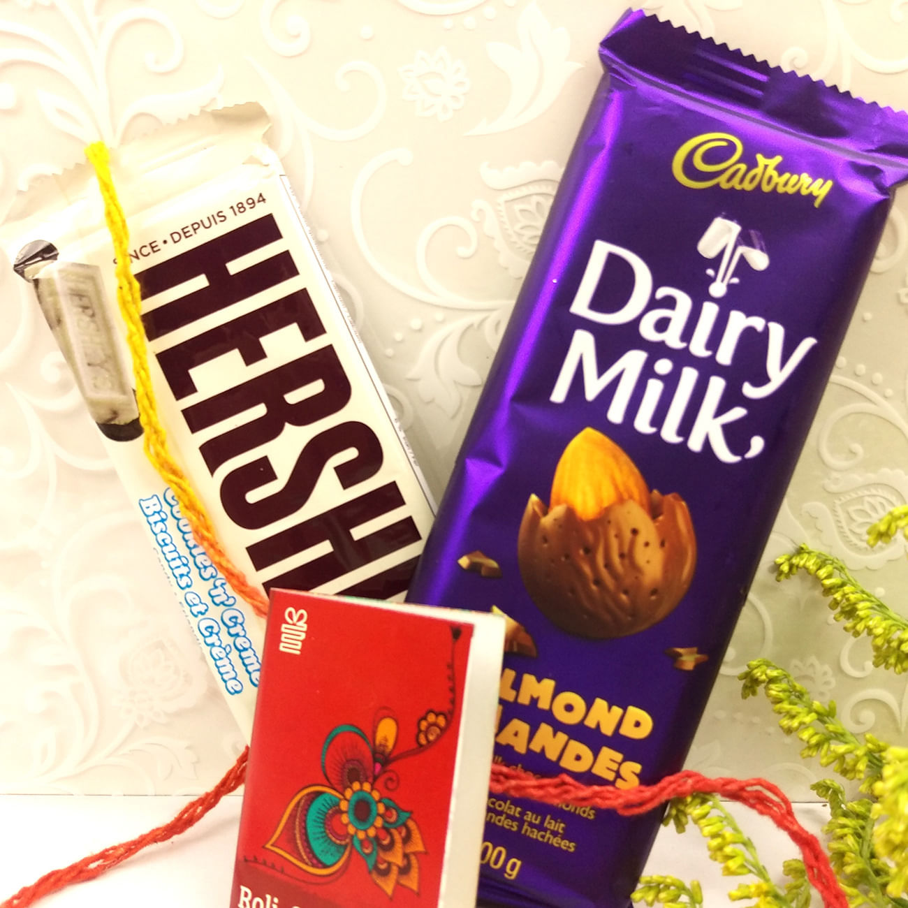 Tikka with Hersheys Bar & Almond Dairy Milk Chocolate