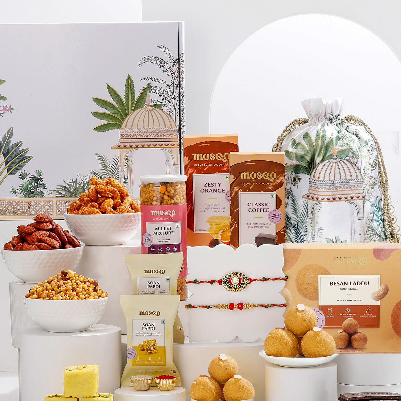 Ultimate Gourmet Indulgence Rakhi Hamper