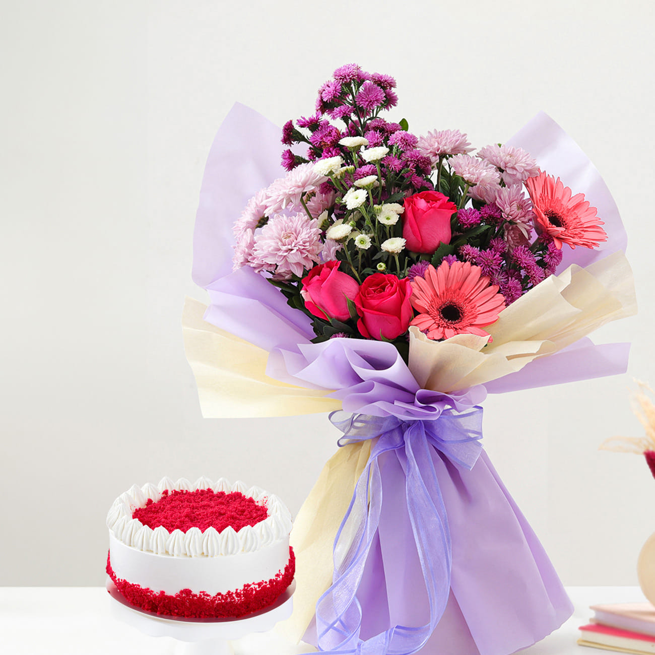 Velvet Indulgence And Blooming Elegance Combo