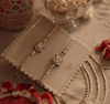 Elegant Kundan with Mother of Pearl Rakhi 