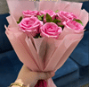 Pretty Pink Rose Bouquet