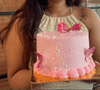  Pink Butterfly Bliss Cake