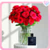 Valentines Red rose and Perfume gift to UAE